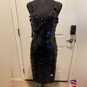 Selena Quintanilla A.J Bari Vintage Dress Size 8 Sequence Tie